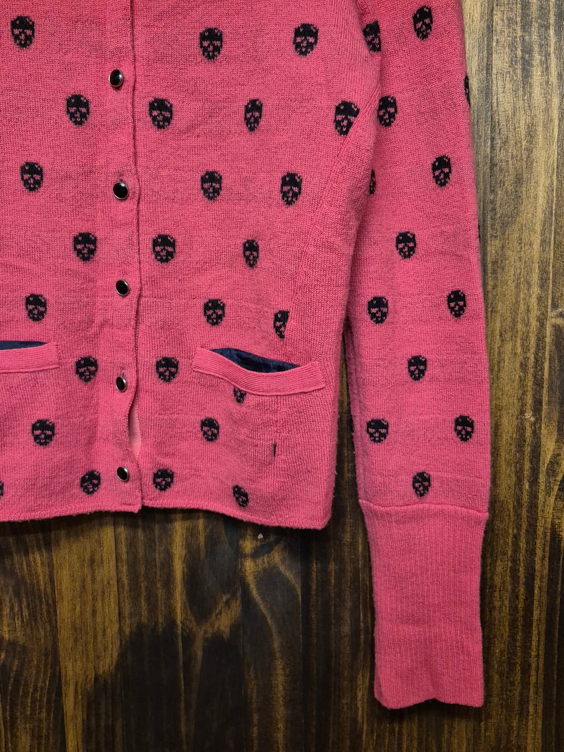 SYSTEM SKULL PATTERN CARDIGAN  상품이미지4