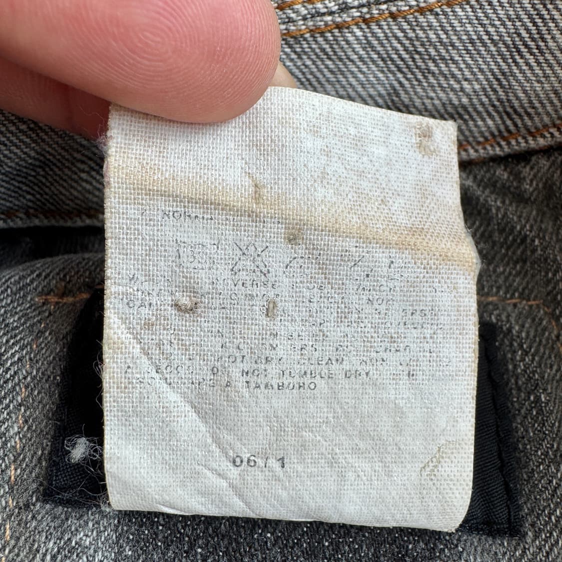 돌체앤가바나 90s 아카이브 인사이드아웃 트러커 데님자켓 상품이미지10