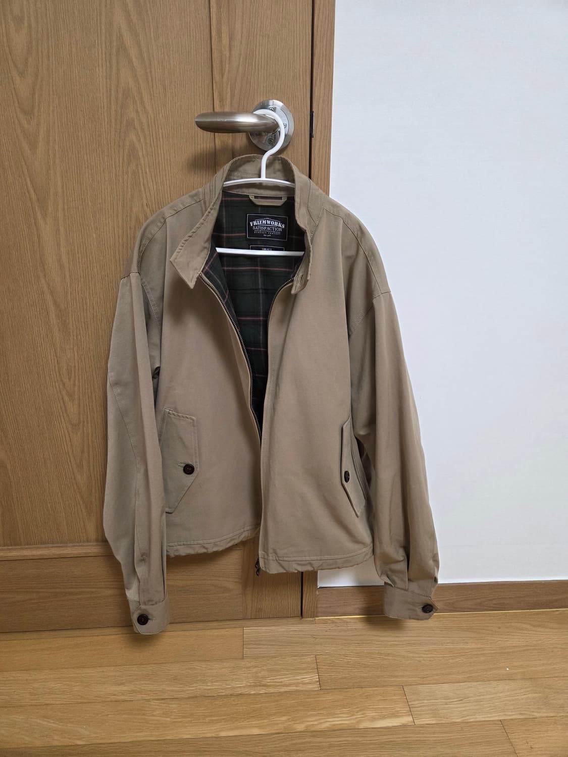 프리즘웍스 헤링턴 자켓 베이지 상품이미지1