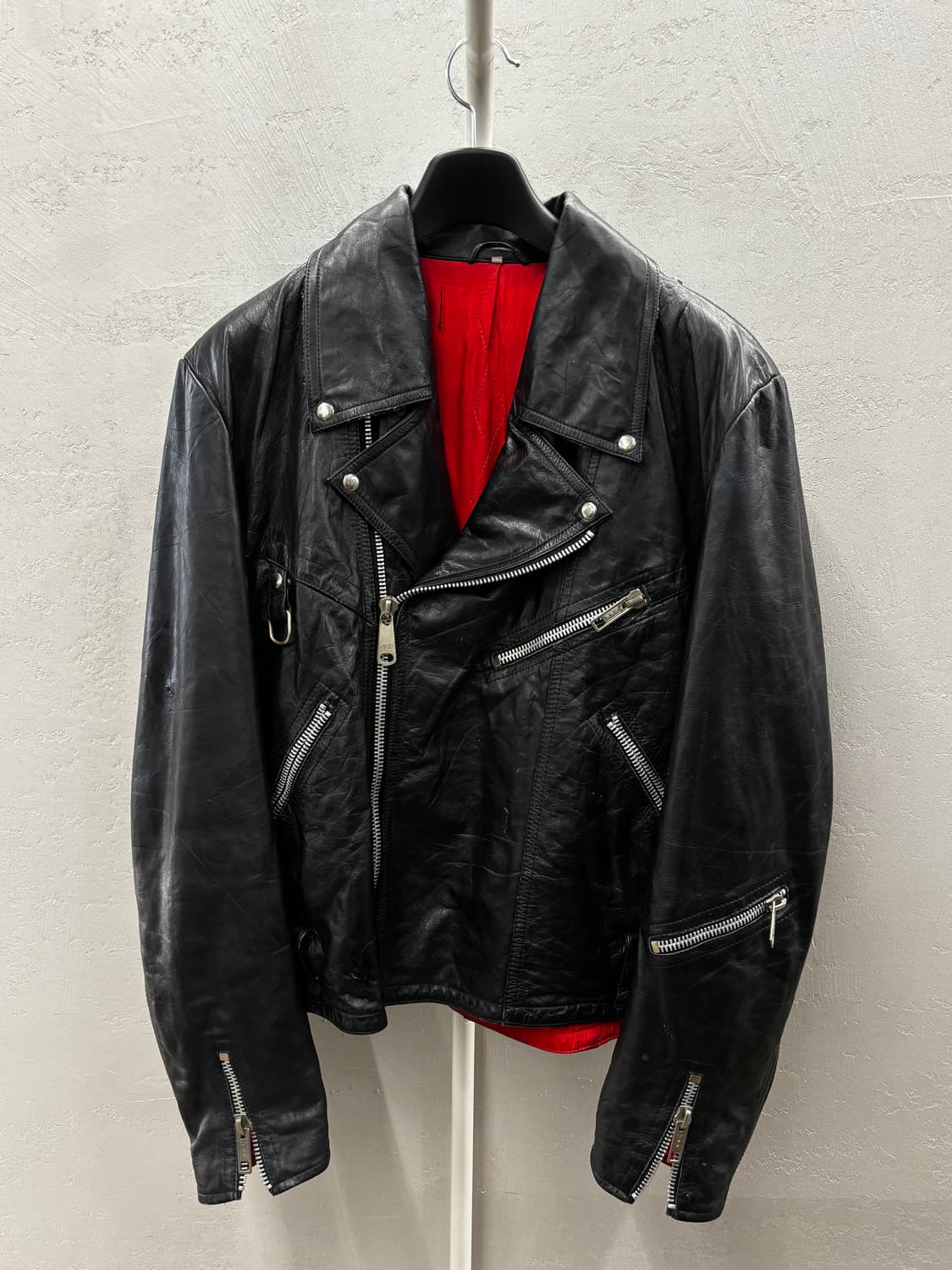 재팬 빈티지 가죽 자켓 56 (한국사이즈110-115) 상품이미지2