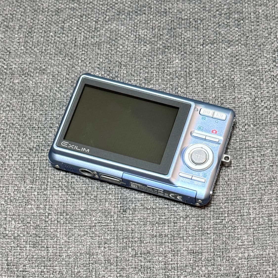 카시오 엑슬림 EX-Z77 라이트블루 빈티지디카 상품이미지5