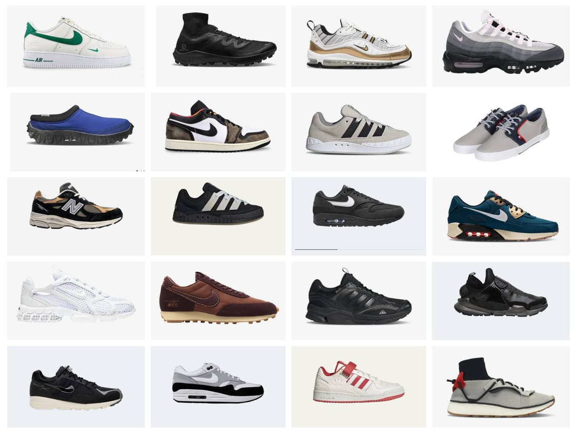 남성운동화 20족 일괄 상품이미지1