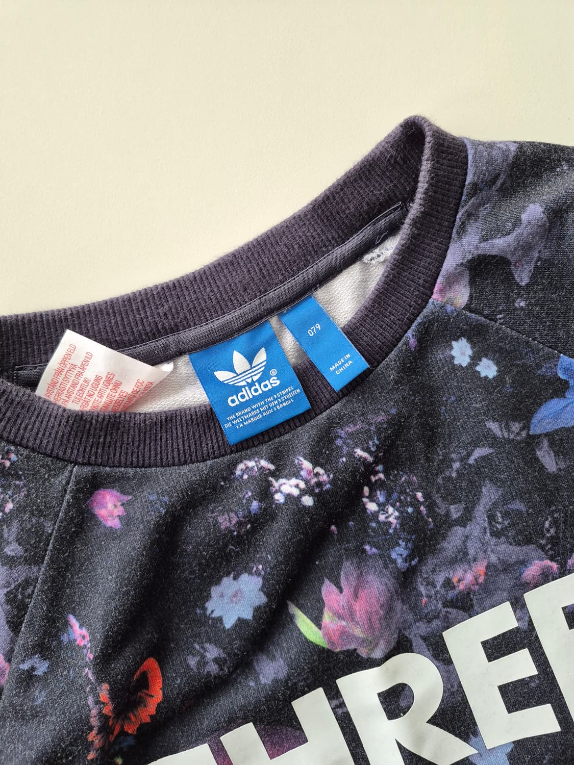 아디다스 플라워 롱맨투맨(TS 상품이미지5