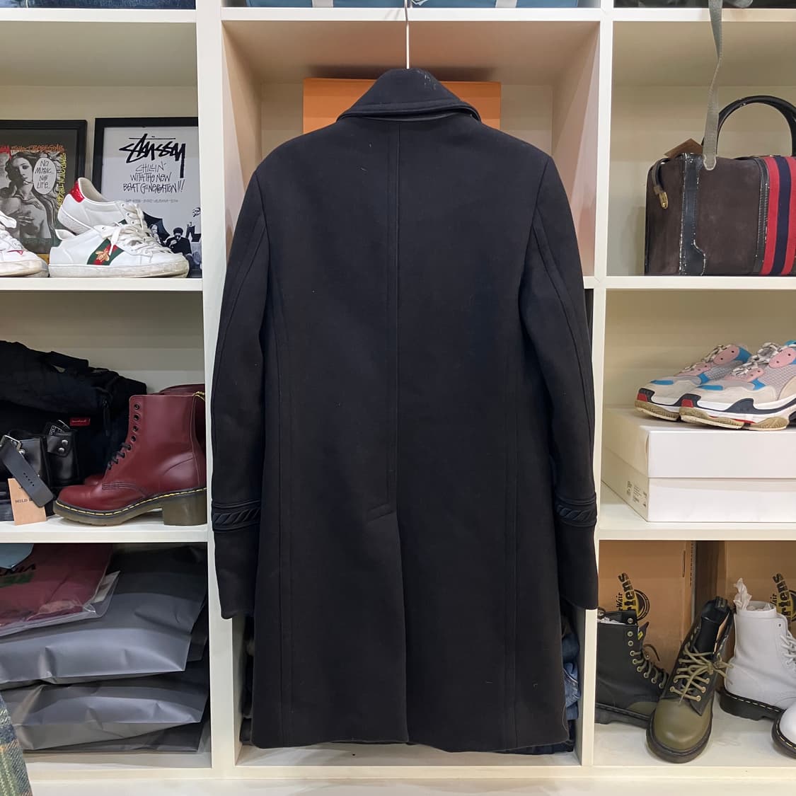 시스템옴므 딥브라운 더블 브레스트 롱 코트 100 상품이미지3