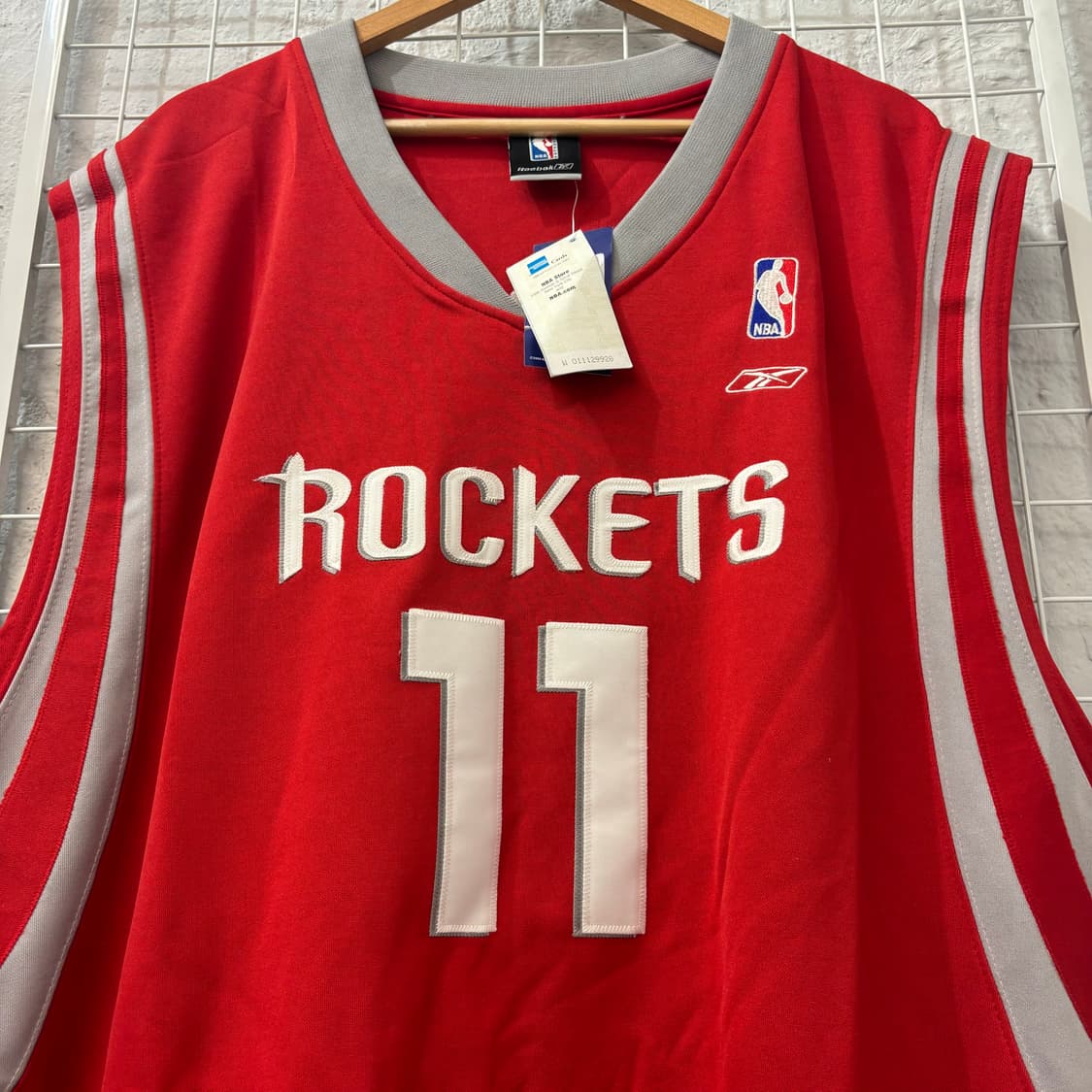 리복 X NBA 휴스턴 로키츠 유니폼 슬리브리스 2XL 상품이미지5