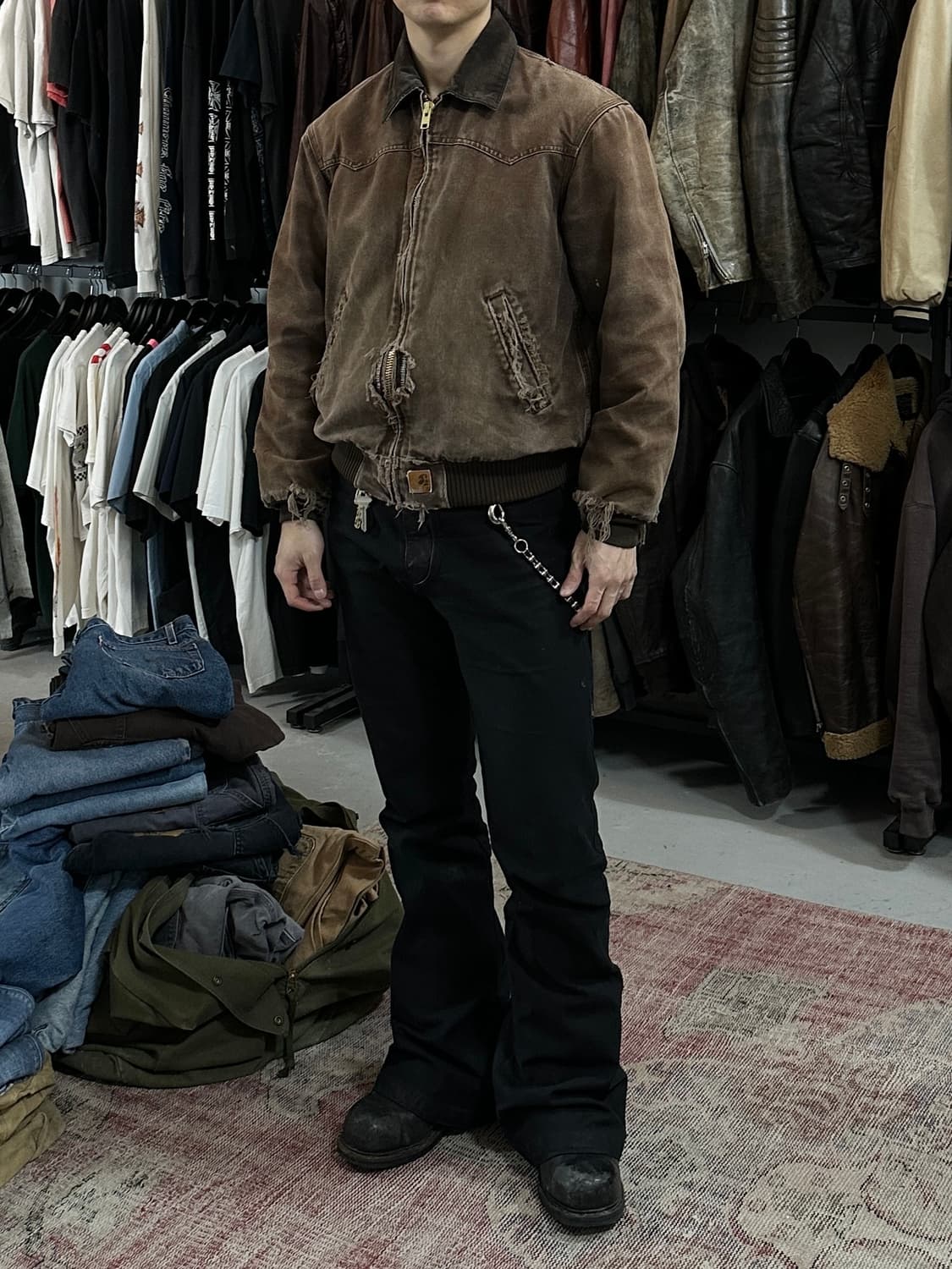 00's OG 칼하트 J14 산타페 자켓 칼하트 DKB 디트로이트 상품이미지2