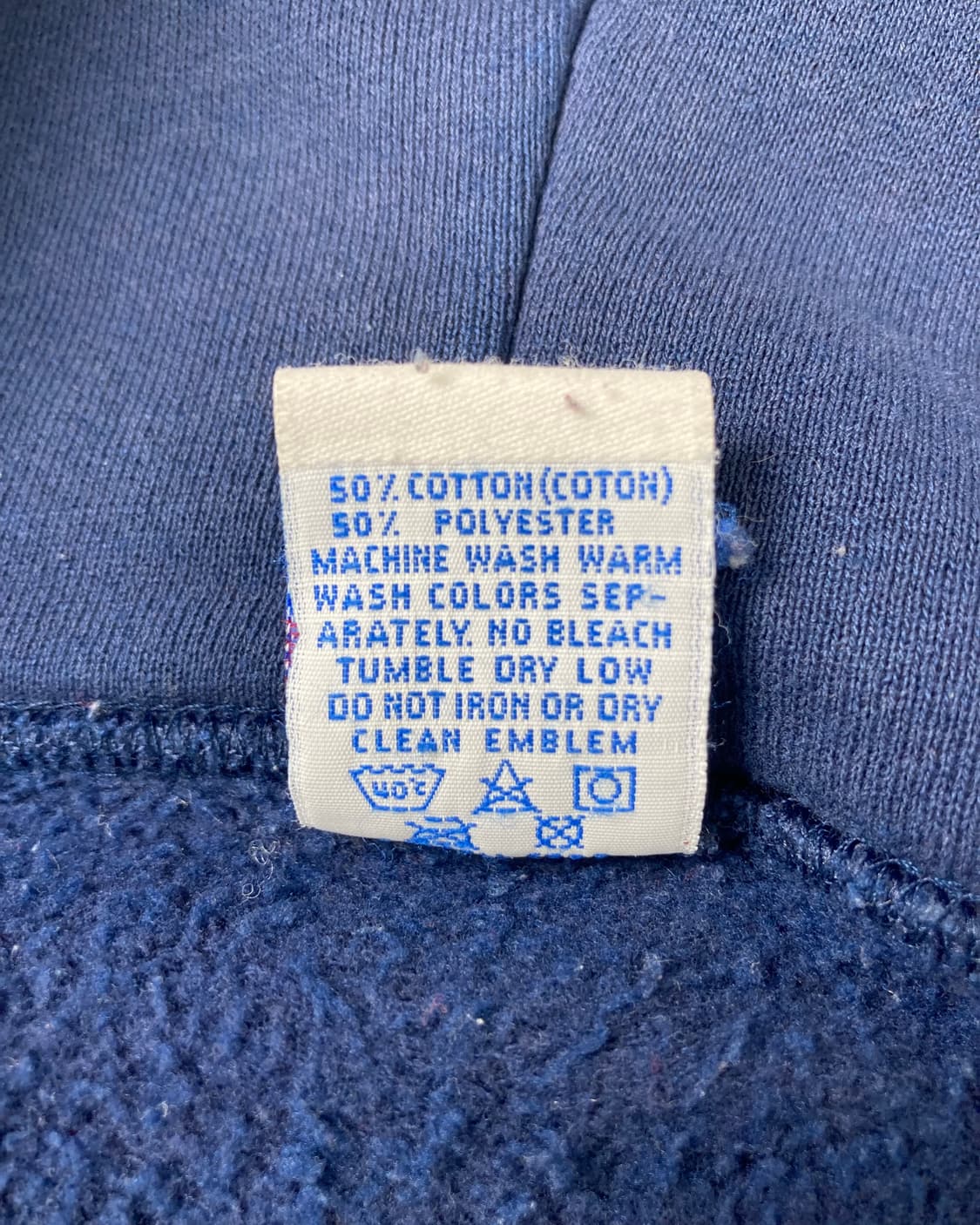 90s Russell Zip Up Hoodie (navy) 상품이미지4