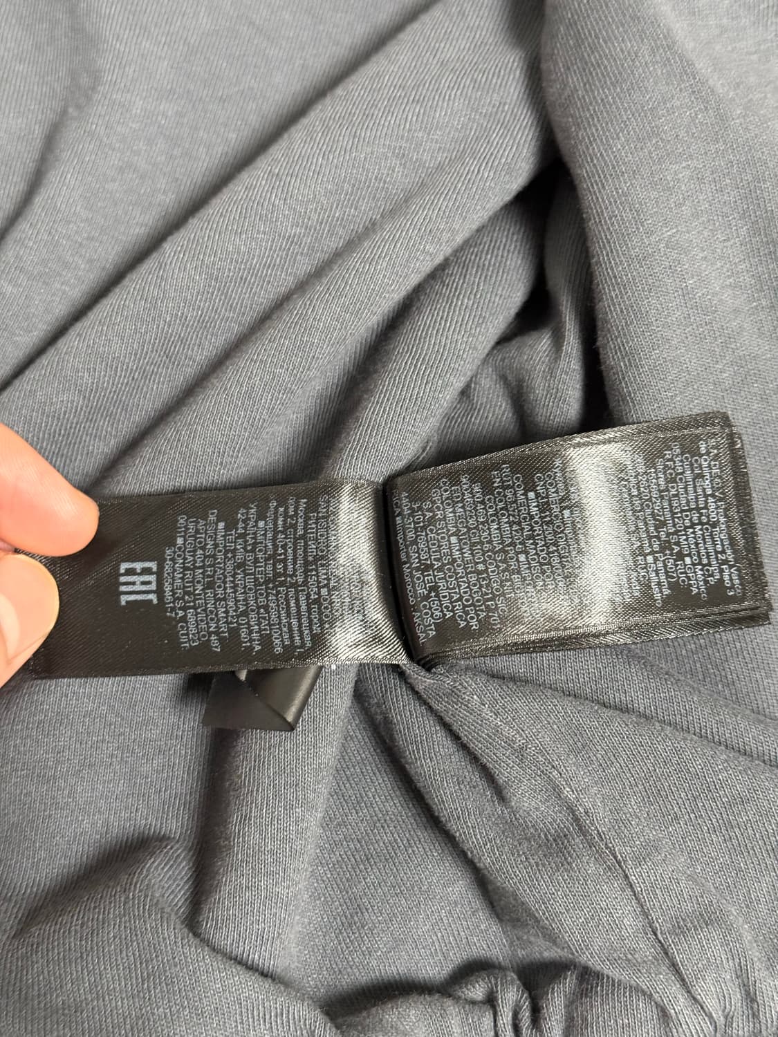 이지 갭 후드 집업 다크 그레이L 상품이미지7