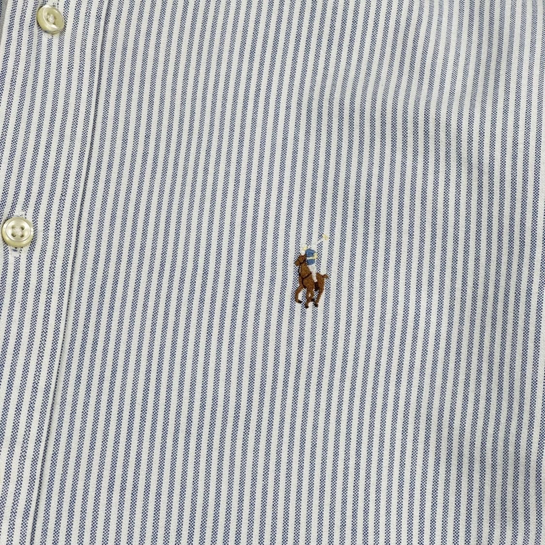 폴로 랄프로렌 포니 옥스포드 스트라이프 셔츠 (L) 상품이미지3