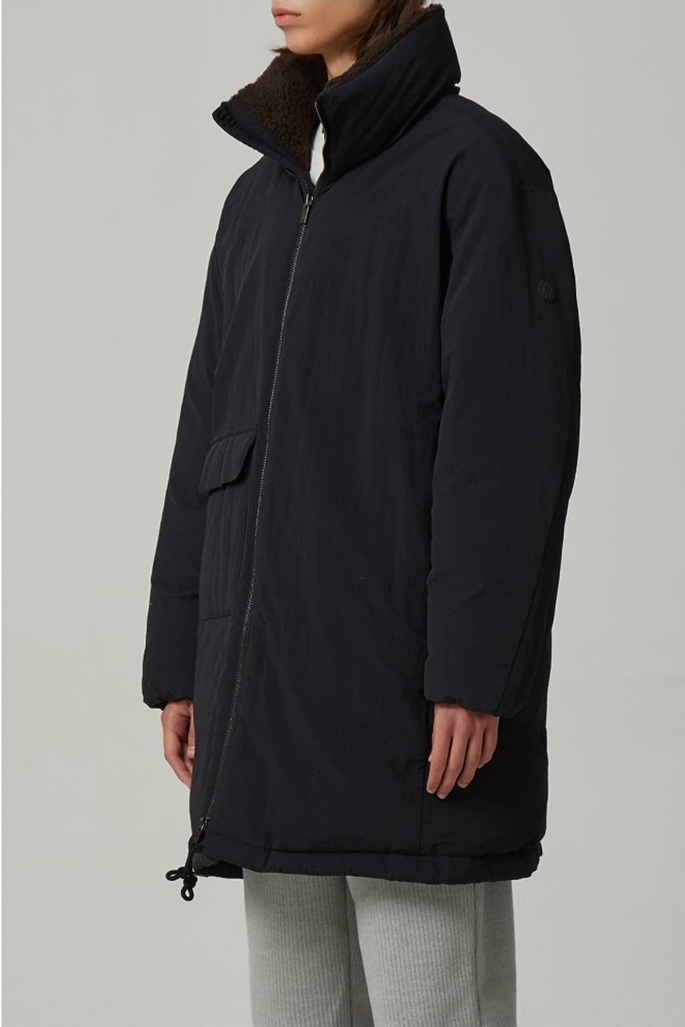 (택포) 22FW 커스텀멜로우 새드스마일 필드 다운 L B184 상품이미지2