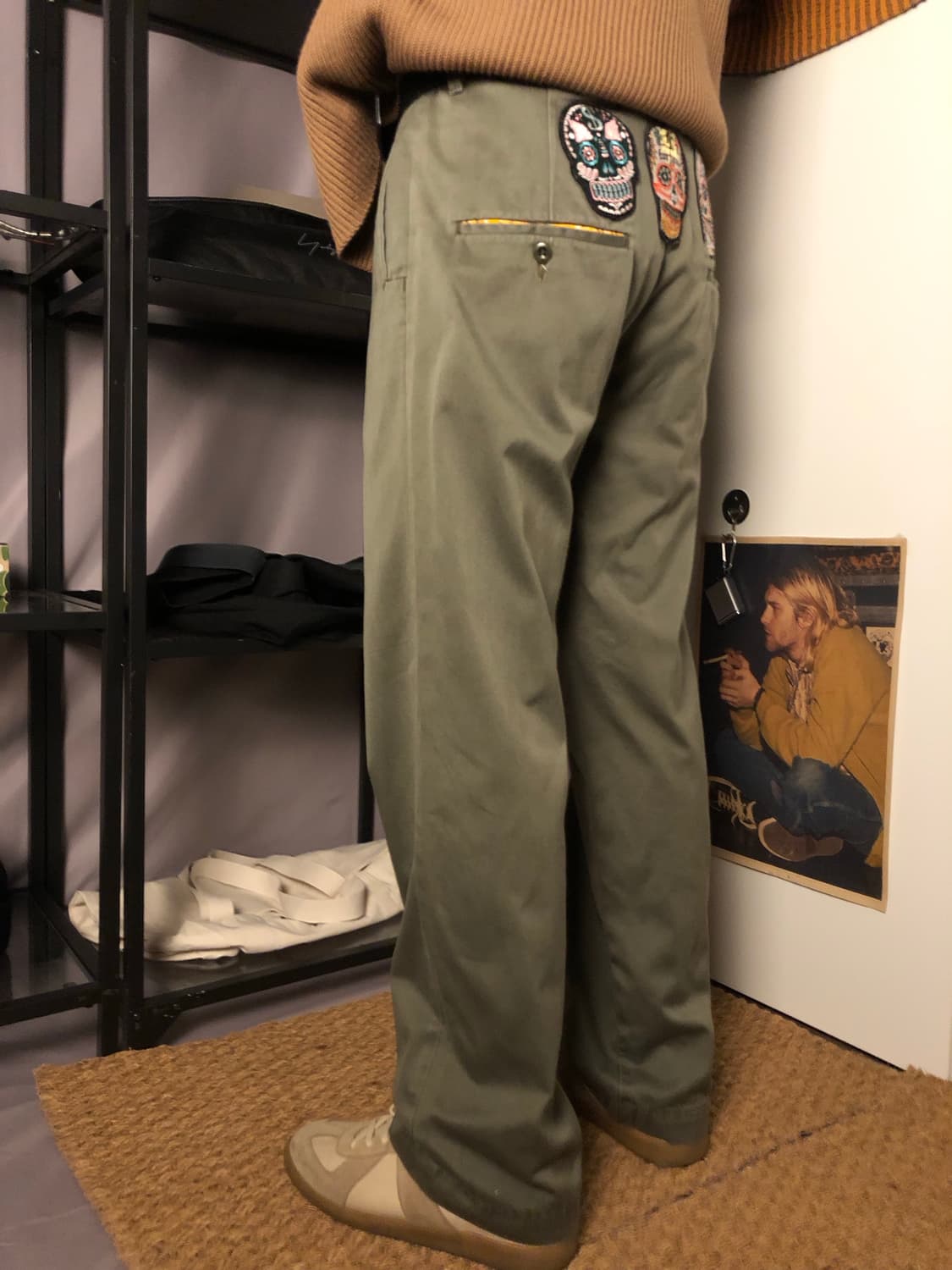 사스콰치패브릭스 멕시칸 스컬패치 치노 상품이미지3