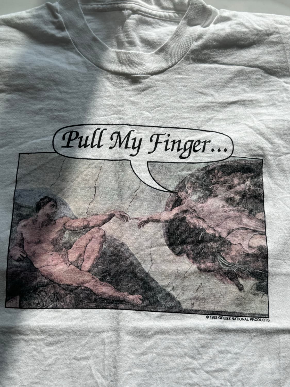 1993 ‘Pull My Finger’ Art Parody Tee 상품이미지2