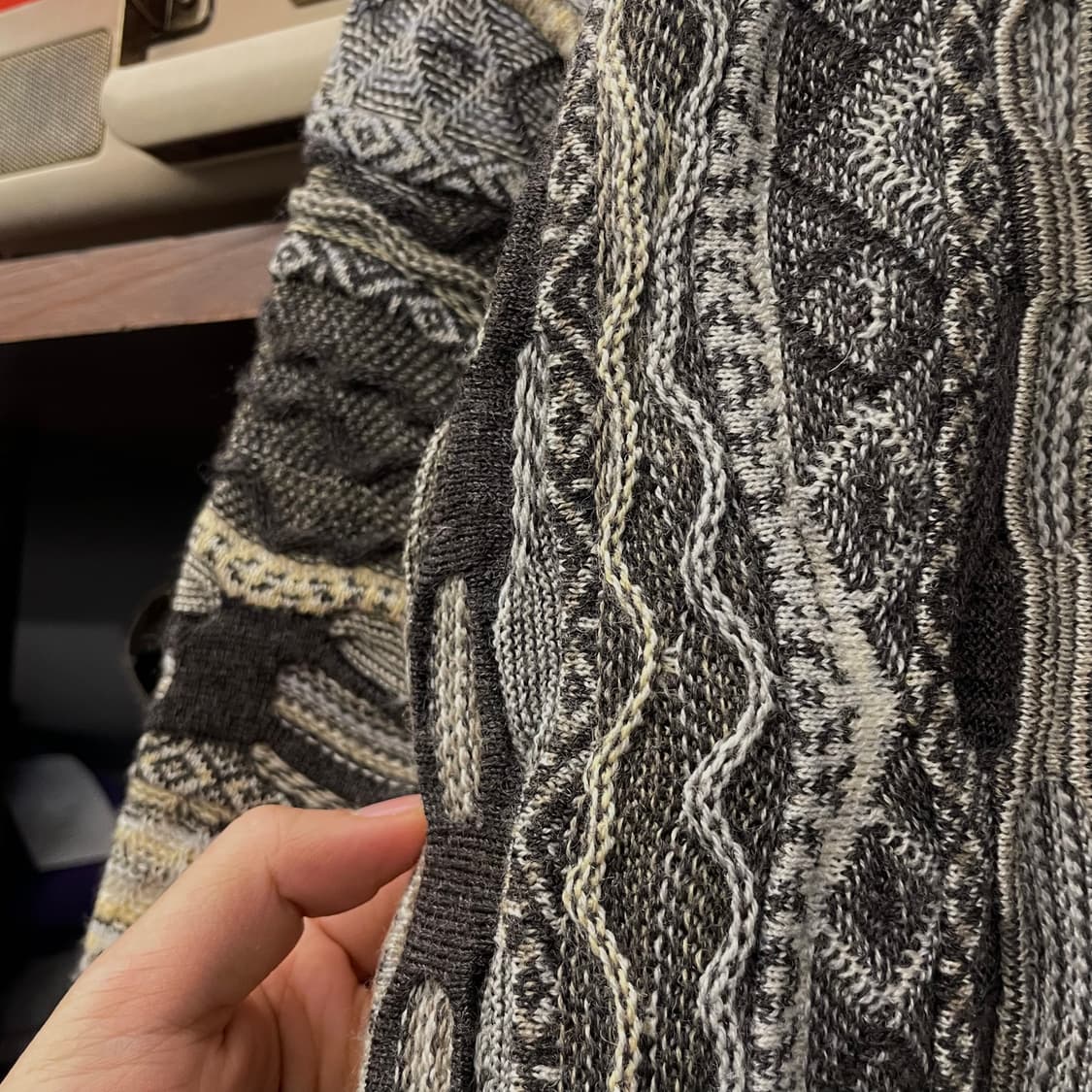 쿠지 COOGI 오리지널 3D 케이블 빈티지 힙합 니트 스웨터 N398 상품이미지6