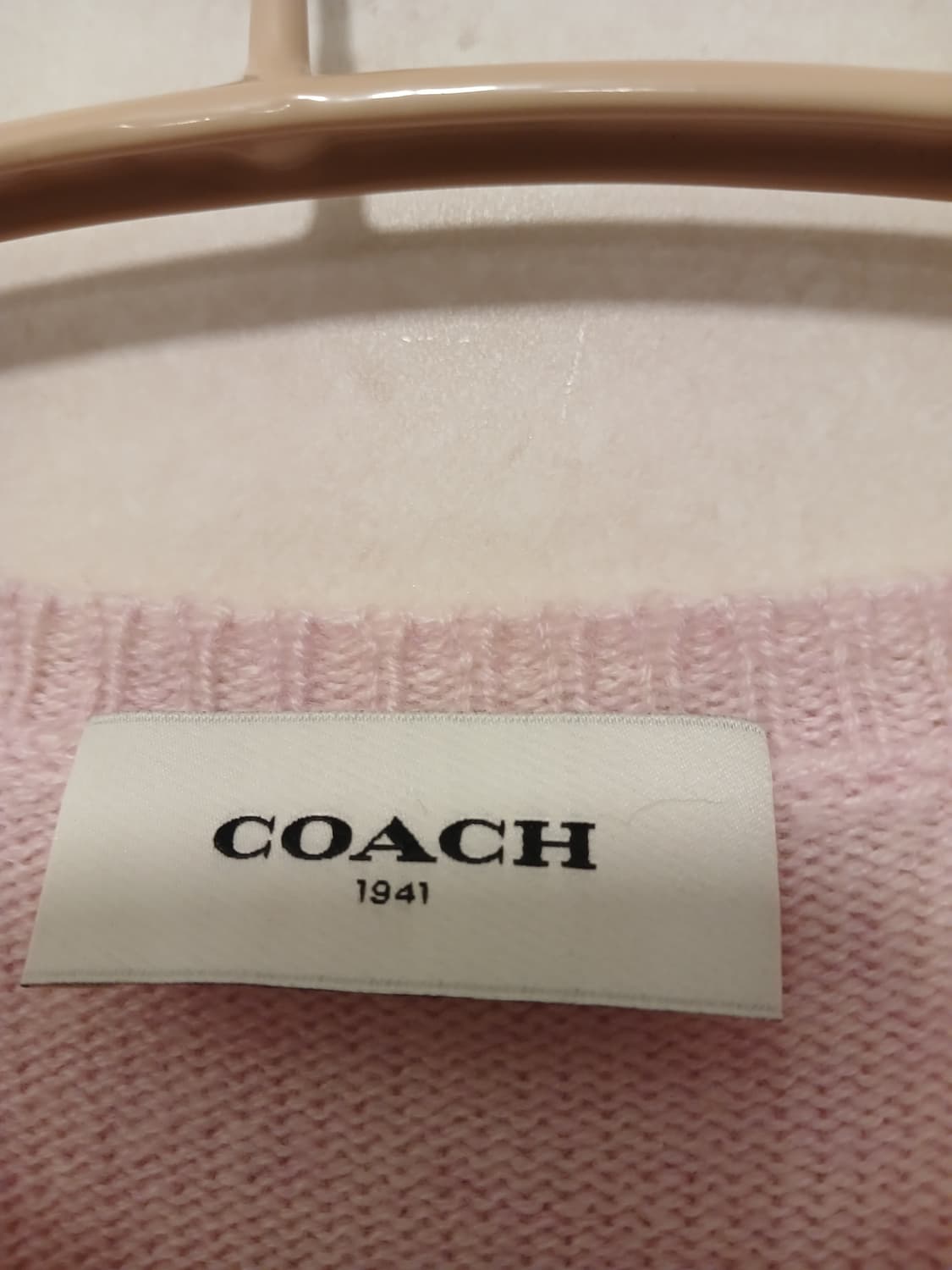 코치 정품 여성 캐시미어 100% 소재 S 사이즈 상품이미지2