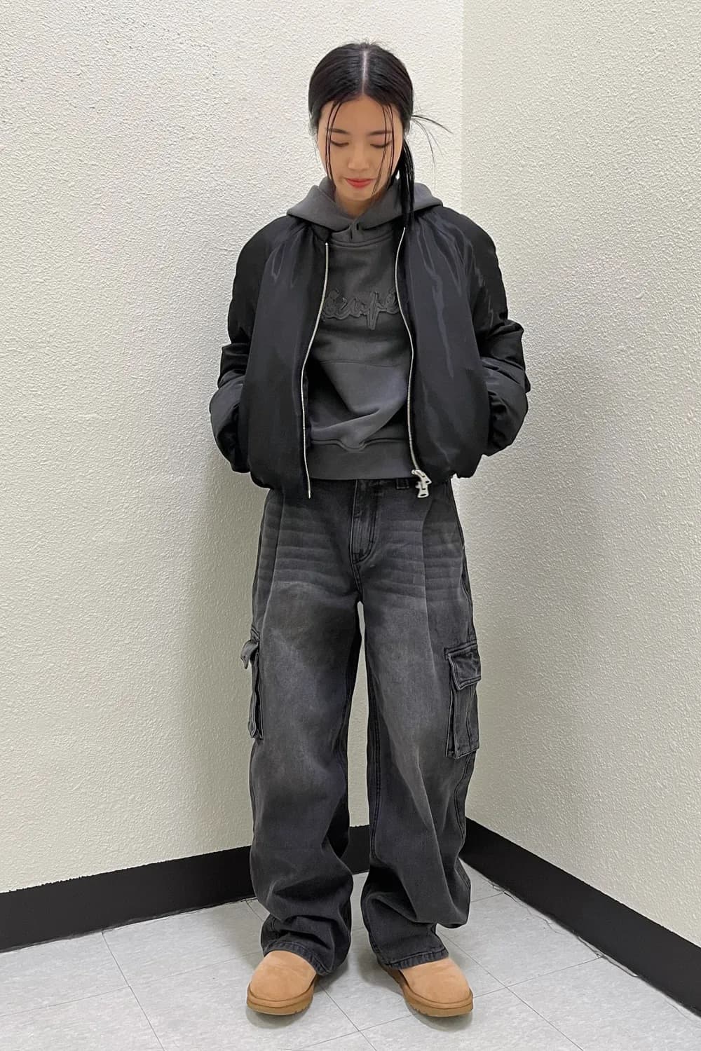 인사일런스 샤이닝 다운 자켓 (black, M) 상품이미지6