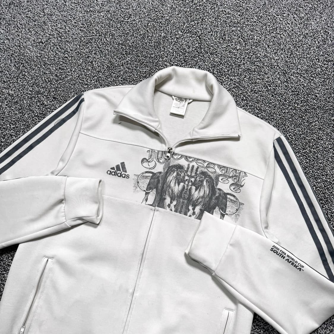 Name : 아디다스 2010 FIFA 한정판 월드컵 트랙탑 화이트 져지 상품이미지3