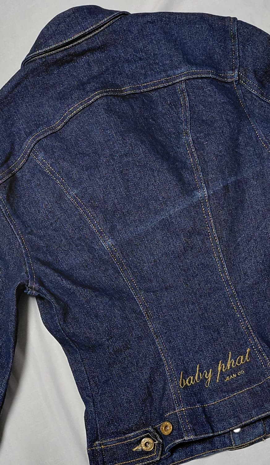 [S/USA] 베이비팻(Baby Phat) 빈티지 생지 데님 자켓 상품이미지8