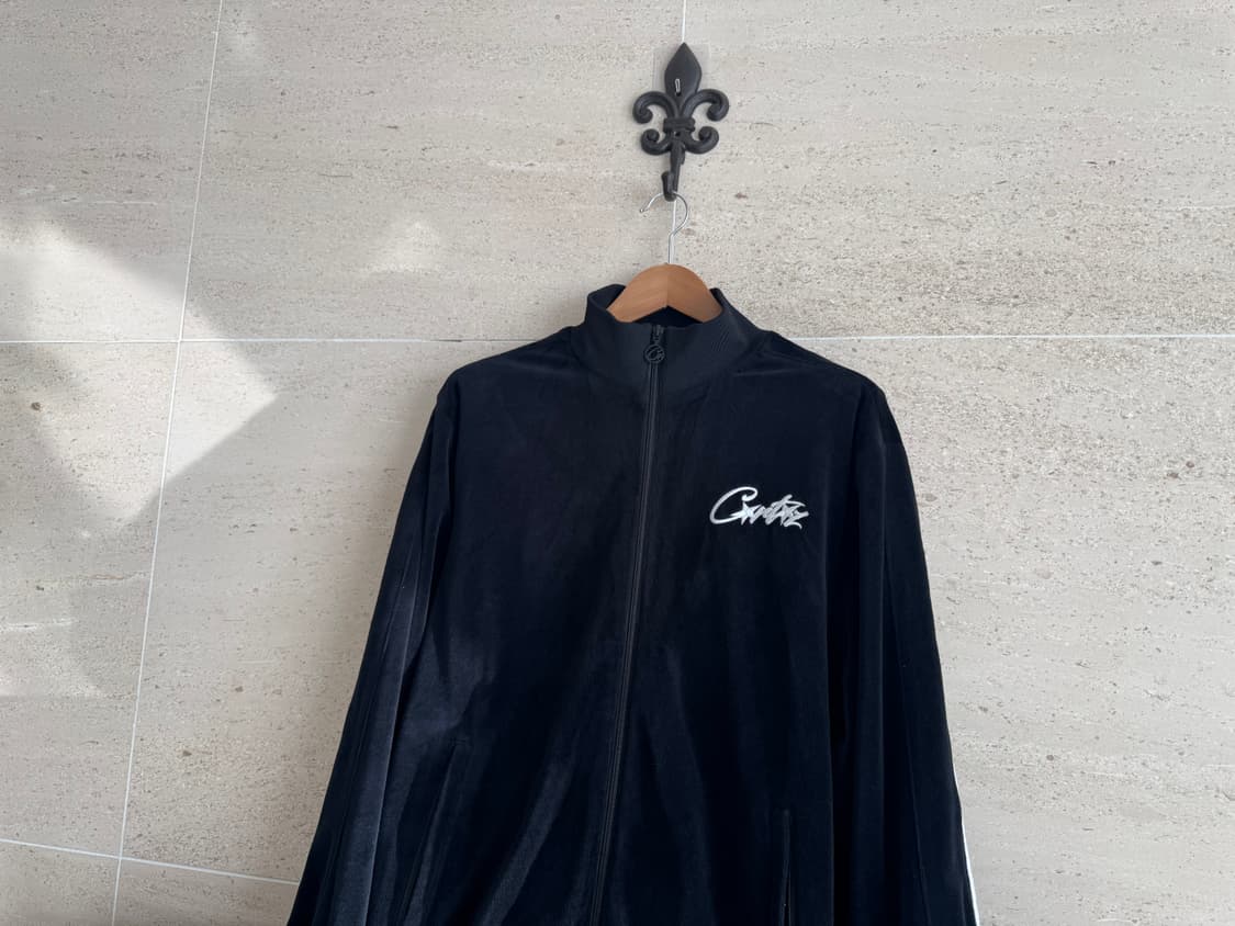 CRTZ (corteiz) 스웨이드 벨루어 집업 상품이미지2