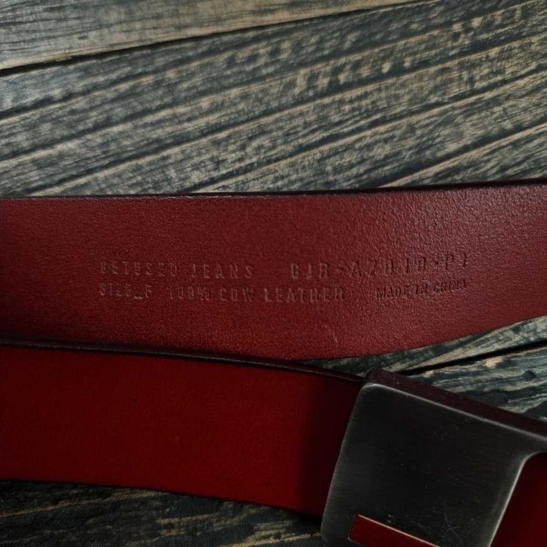 [겟유즈드] 로고 각인 빈티지 벨트 M19407 상품이미지6