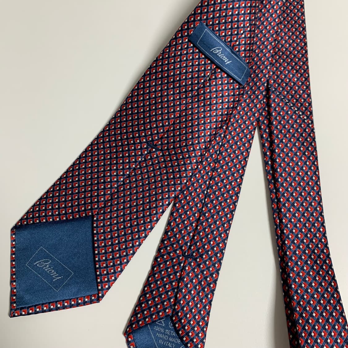브리오니(Brioni) 명품 클래식 혼주넥타이 최상급 A+등급 8cm 상품이미지10