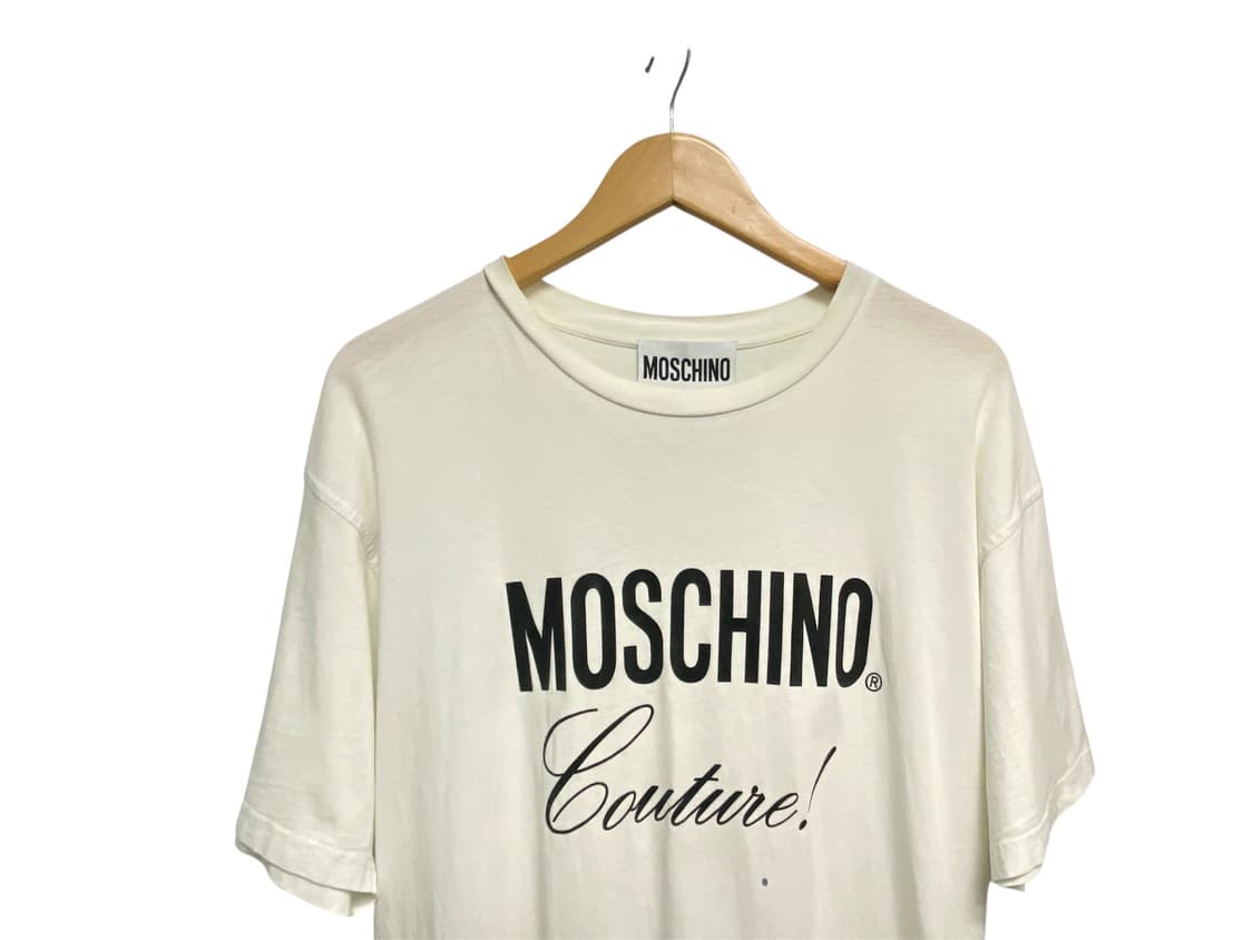  168. 모스키노 쿠튀르 로고 프린트 티셔츠 L-XL  상품이미지3