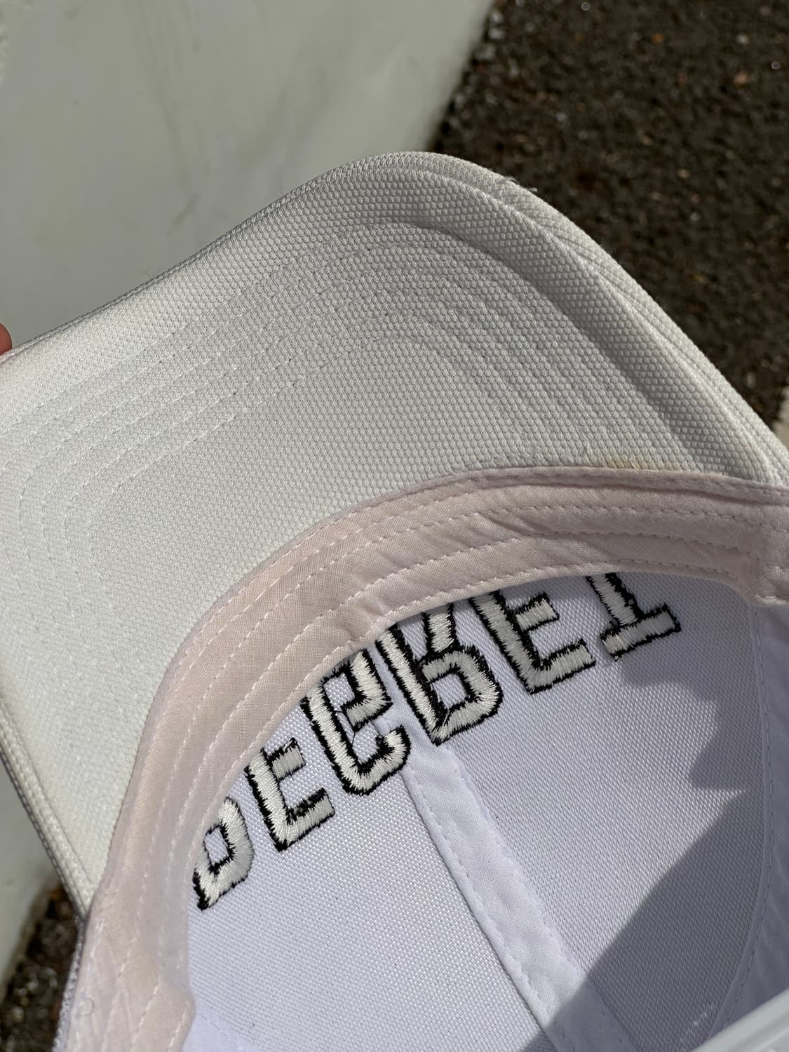 [F] ASOS 화이트 REGRET 빈티지 메쉬 트러커 볼캡 모자 상품이미지5