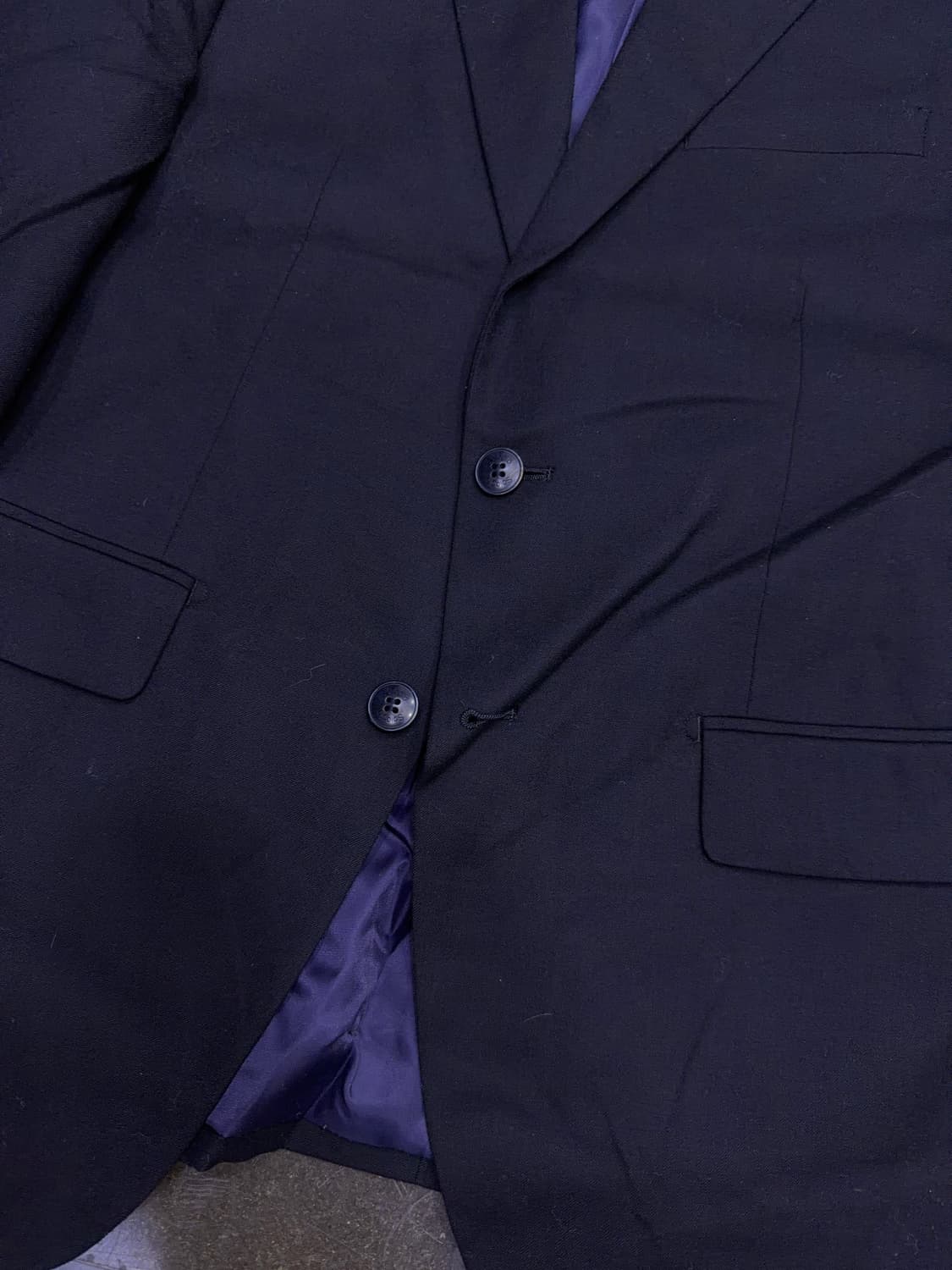 소로지오 심플 싱글버튼 블랙 블레이저 자켓 94 상품이미지5