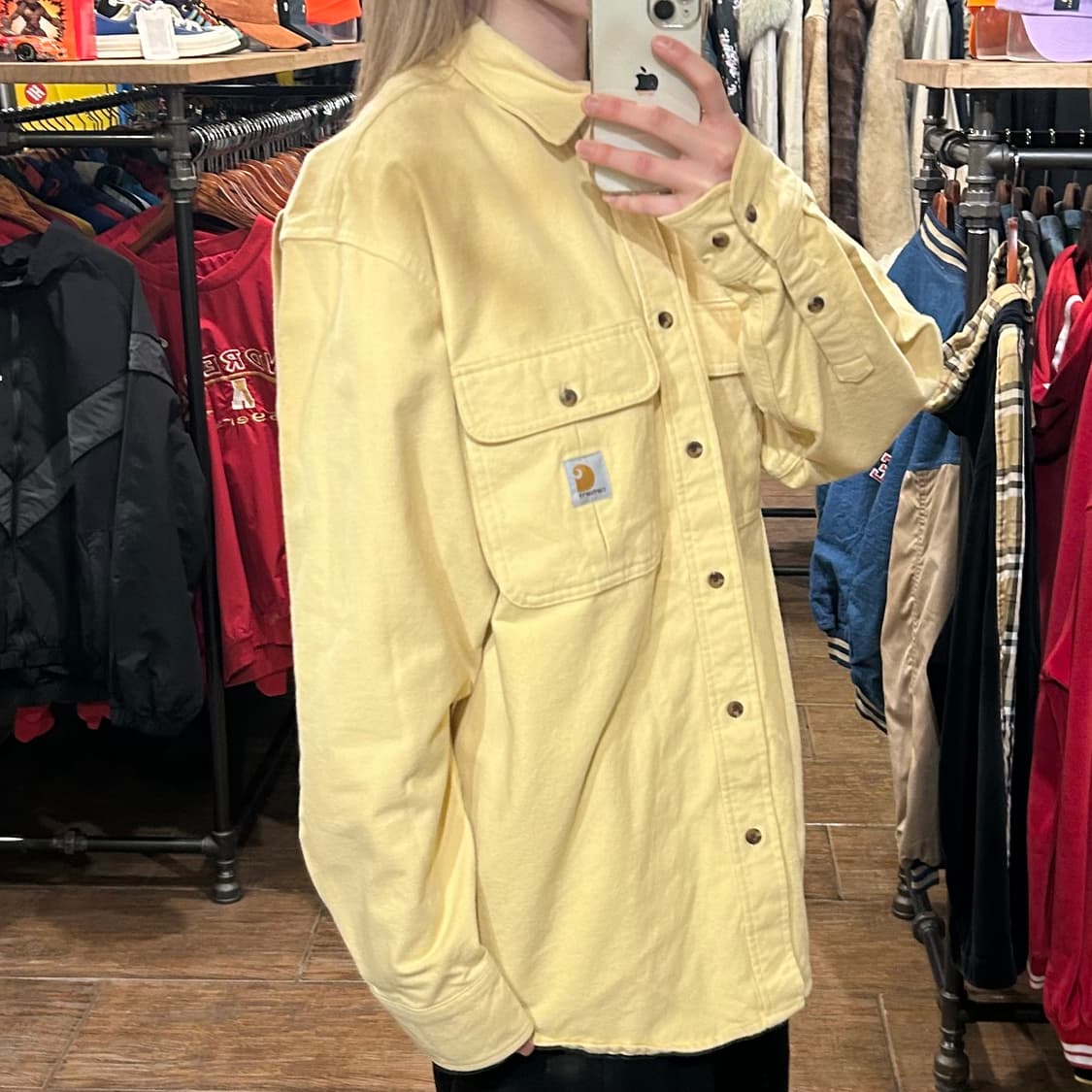 [HI] 칼하트 셔츠 옐로우 상품이미지3