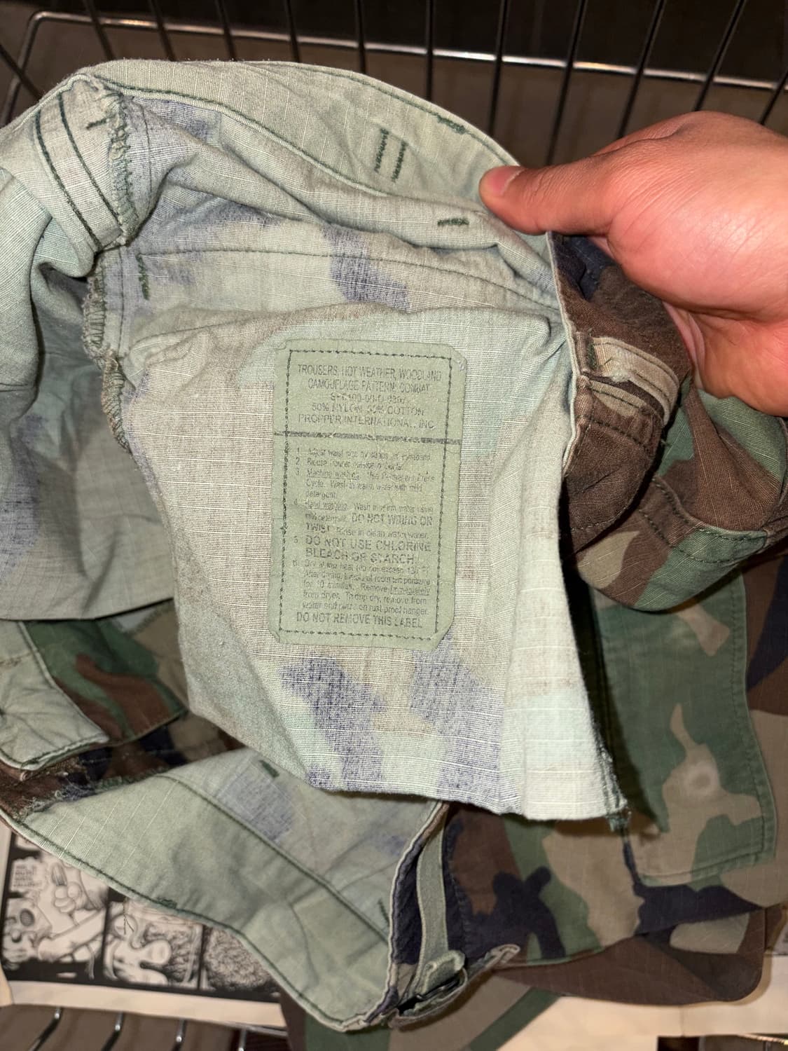 90‘s Military Woodland BDU cargo pants 상품이미지9