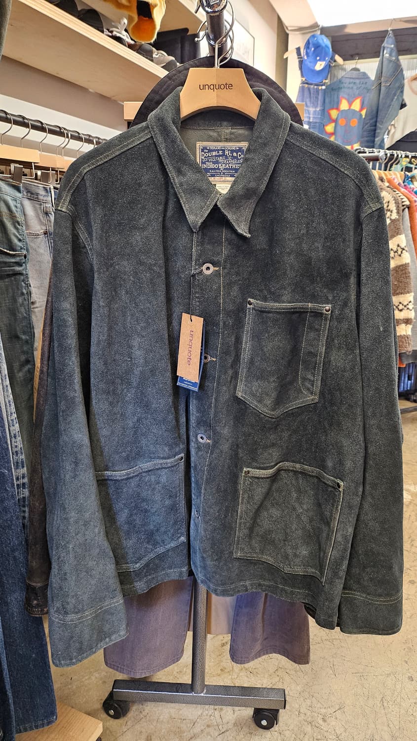 인디고 스웨이드 자켓 상품이미지1