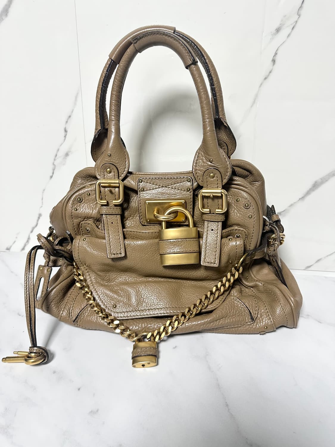 [A+ 정품] 끌로에 패딩턴백 브라운 라지 상품이미지2