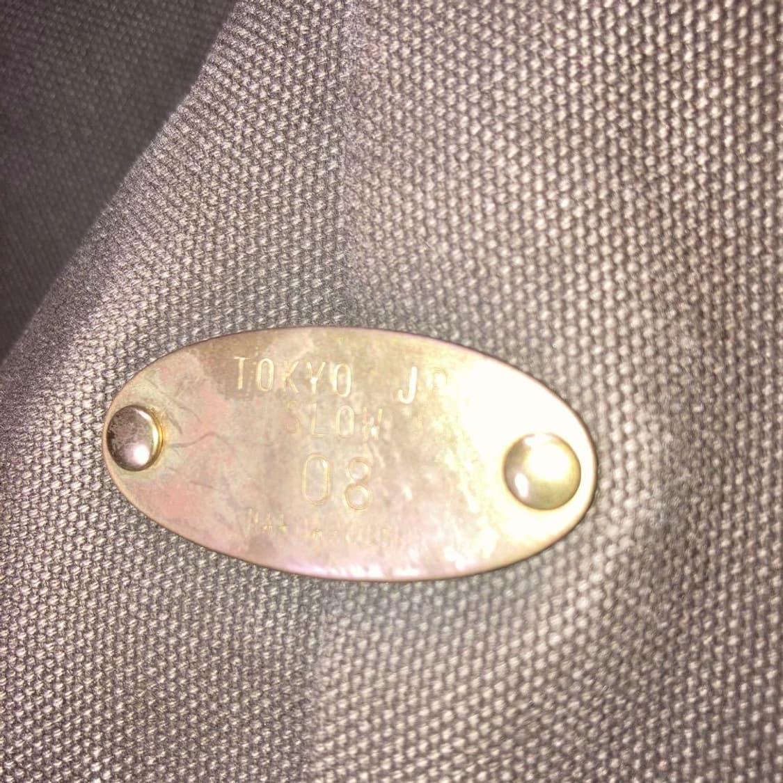 Slow  빈티지 레더 캔버스 토트백 상품이미지2