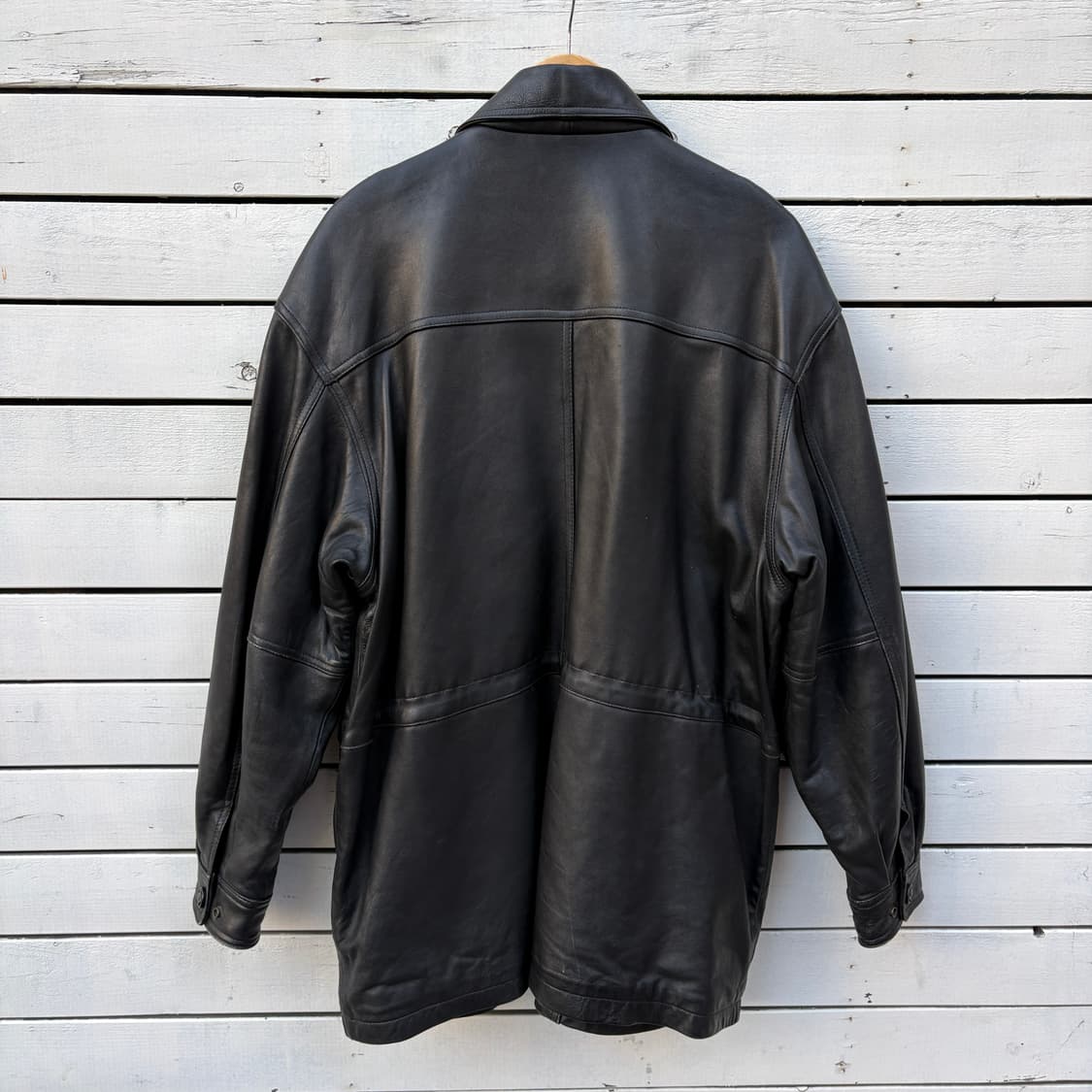 Vintage 빈티지 레더 가죽 카코트 자켓 상품이미지5