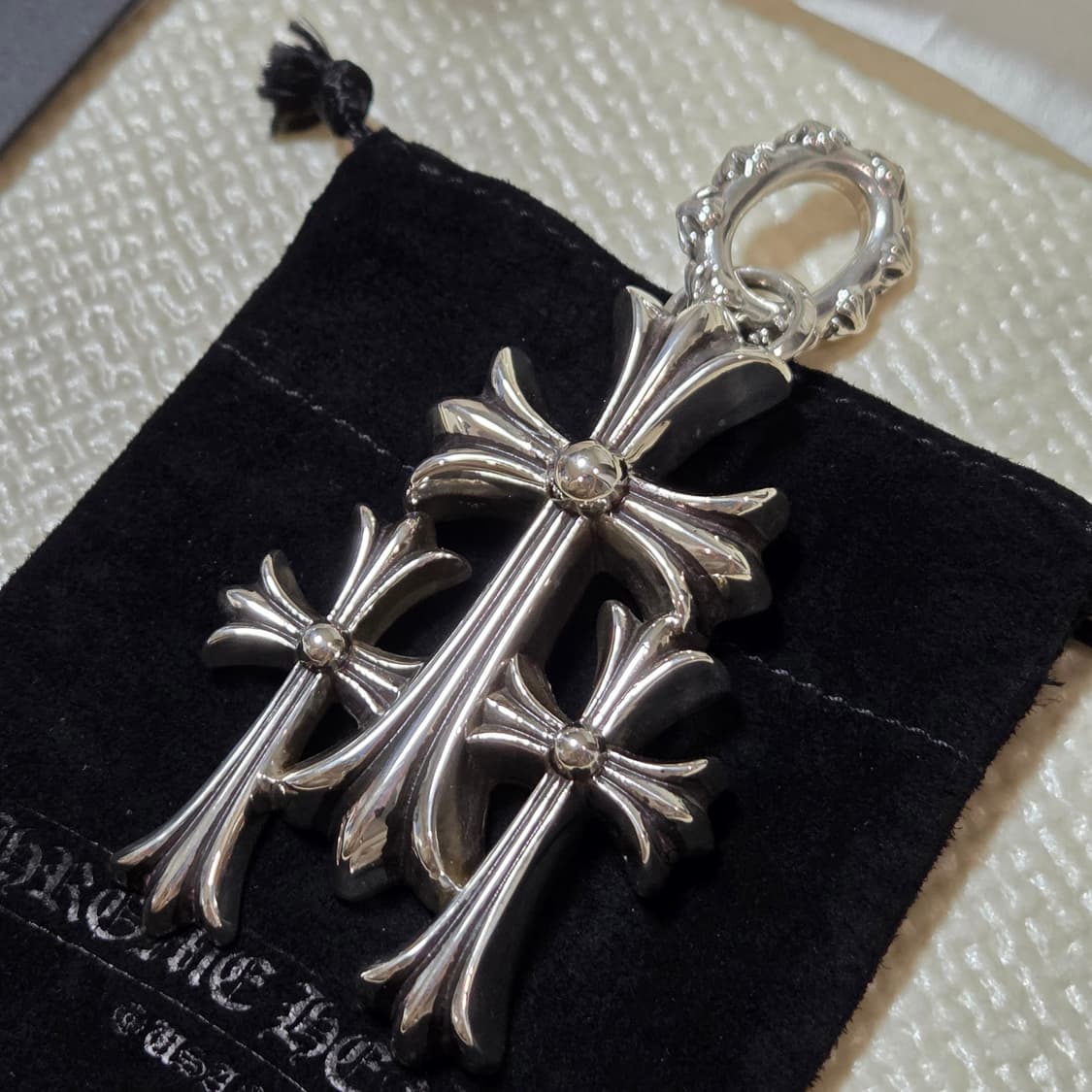 크롬하츠 3CH 트리플 크로스 라지 펜던트 상품이미지2