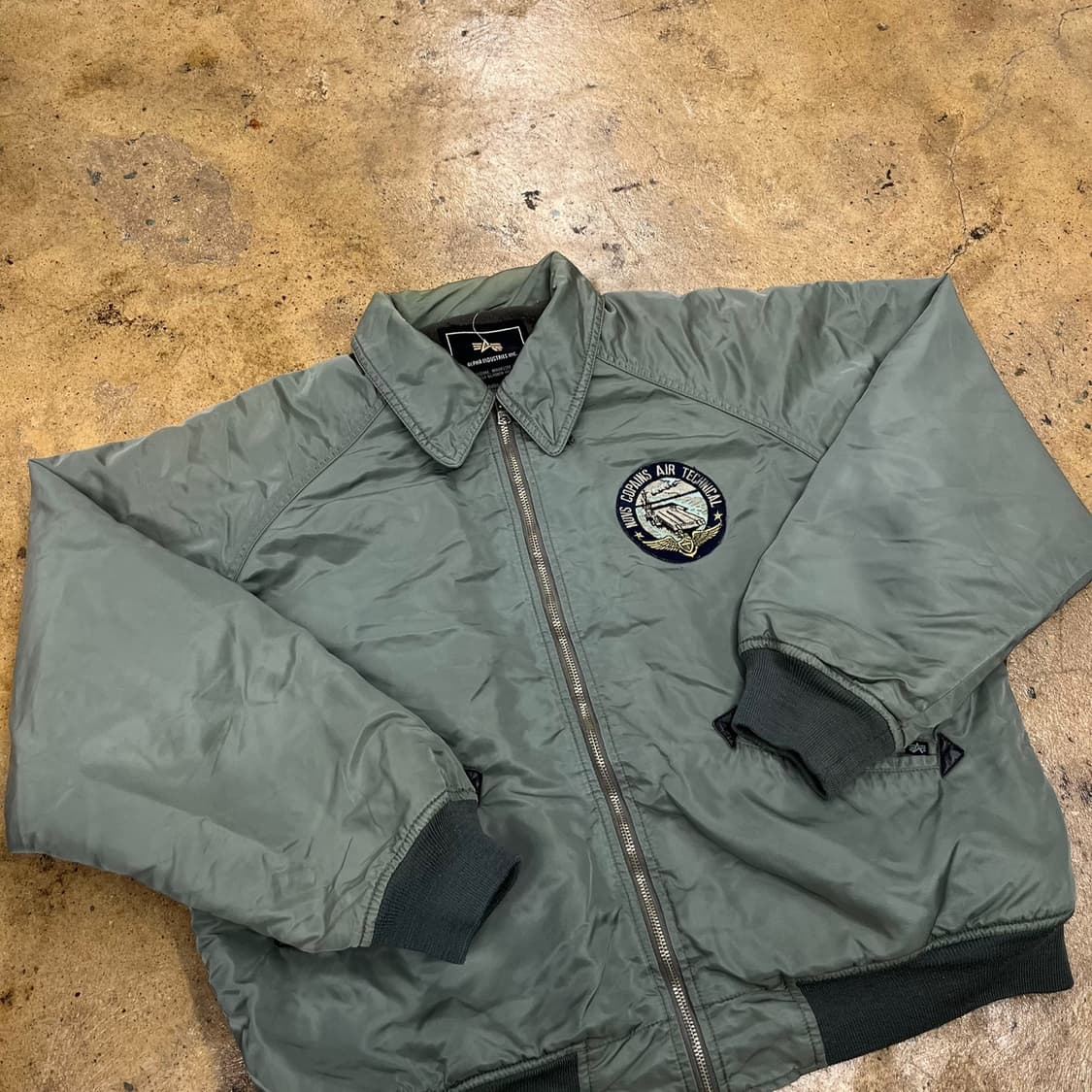 [정품/L] 알파인더스트리 플라이트 자켓 b14 상품이미지1