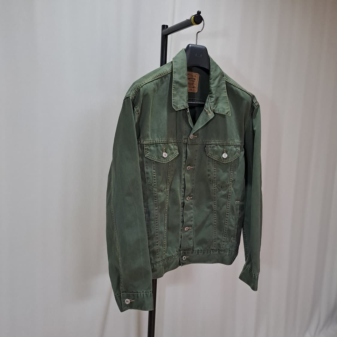 (택포) 리바이스 92년 생산 이탈리아 트러커 자켓 XL A584 상품이미지3