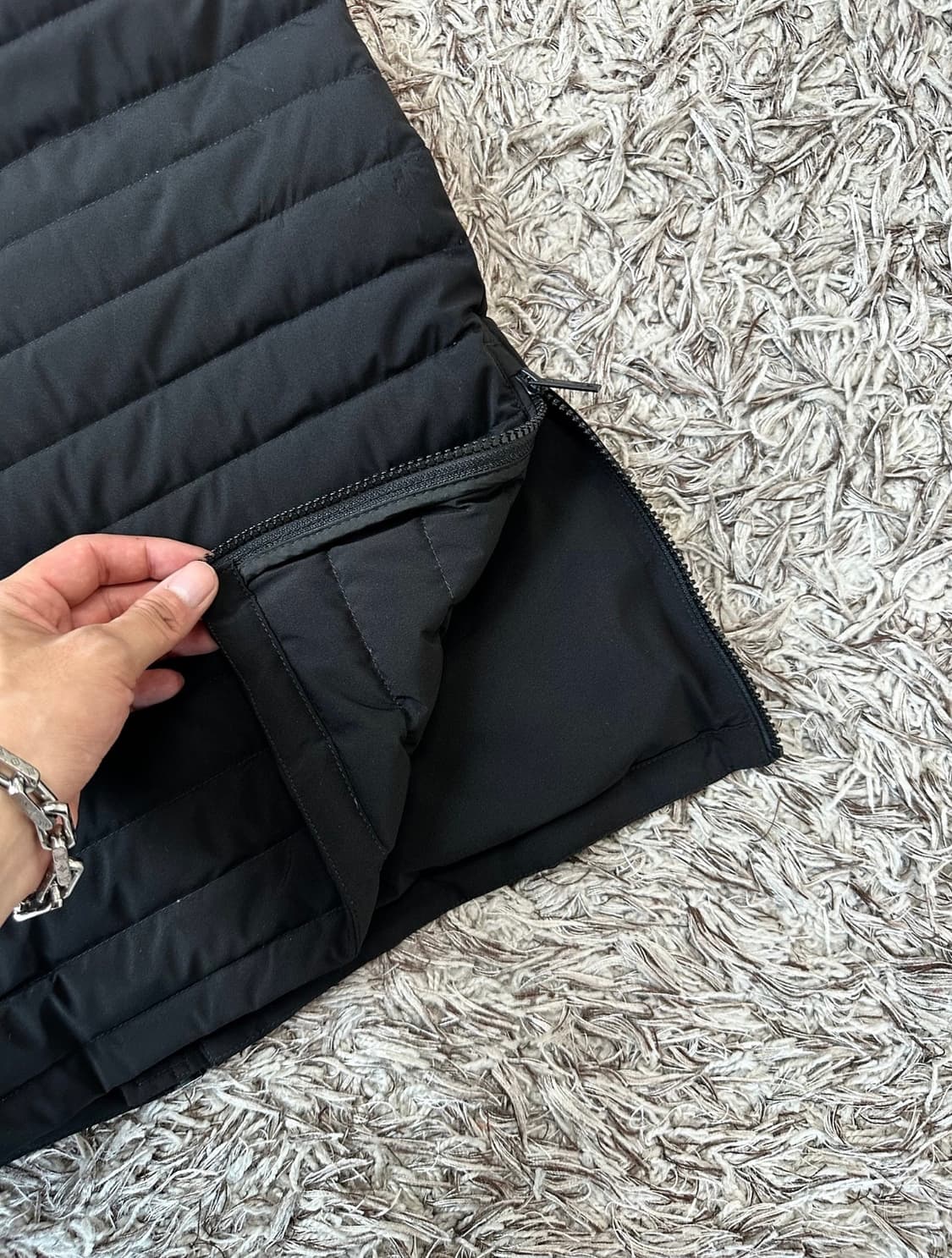 무스너클 풀크레스트 다운 후드 경량패딩 ㅡ95사이즈 상품이미지10