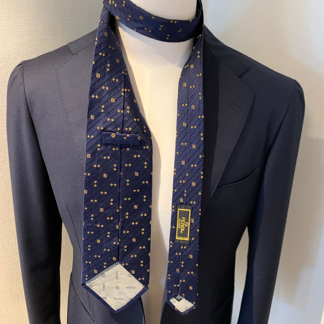 펜디(FENDI) FF모노그램 명품넥타이 이태리 100실크 A+등급 상품이미지2