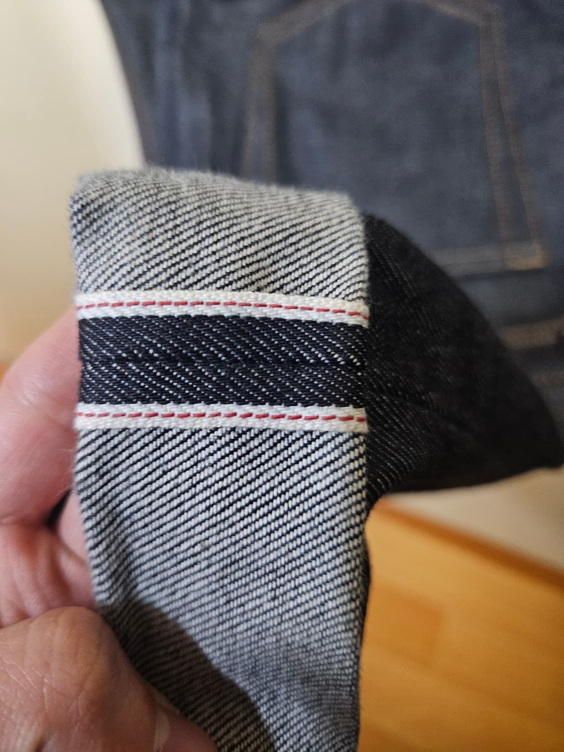 29) 유니클로 셀비지 레귤러핏 진(카이하라원단) 청바지 데님 상품이미지2