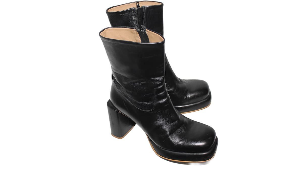 COS 코스 카프스킨 플랫폼 레더 부츠 상품이미지7