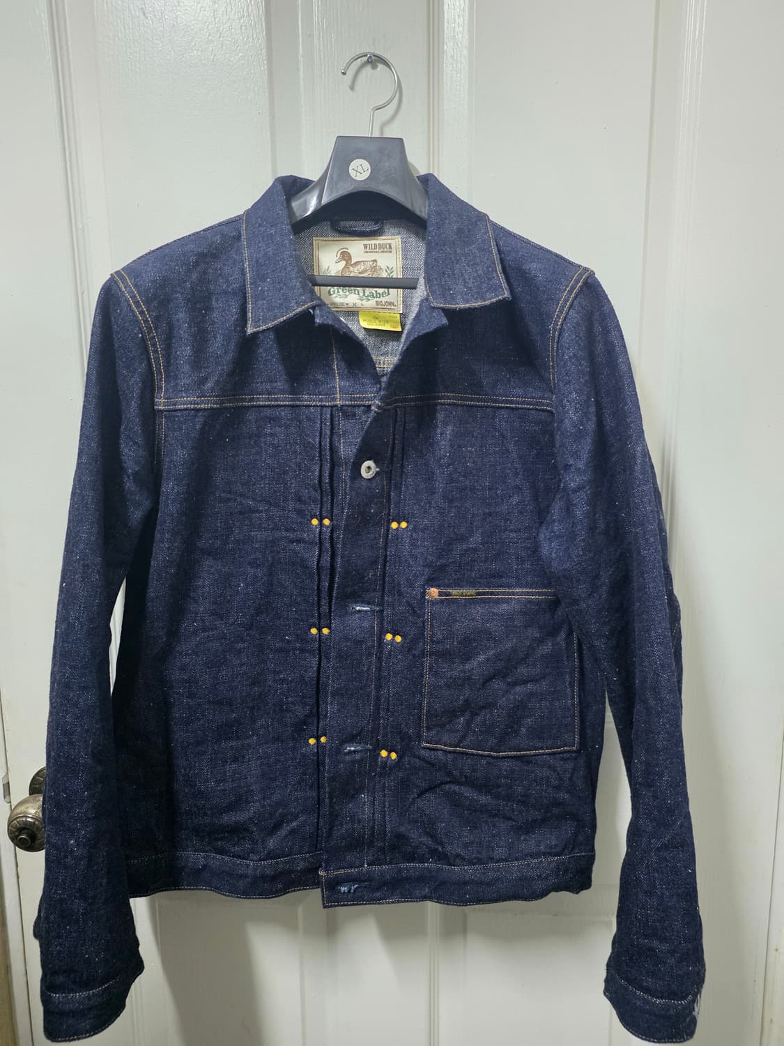 일본 브랜드 빅존 1세대 대전판 16oz 셀비지 데님자켓 상품이미지1