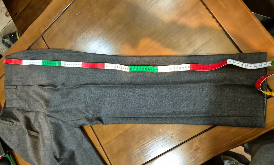 F/W(추동) 회색 울 팬츠 상품이미지3