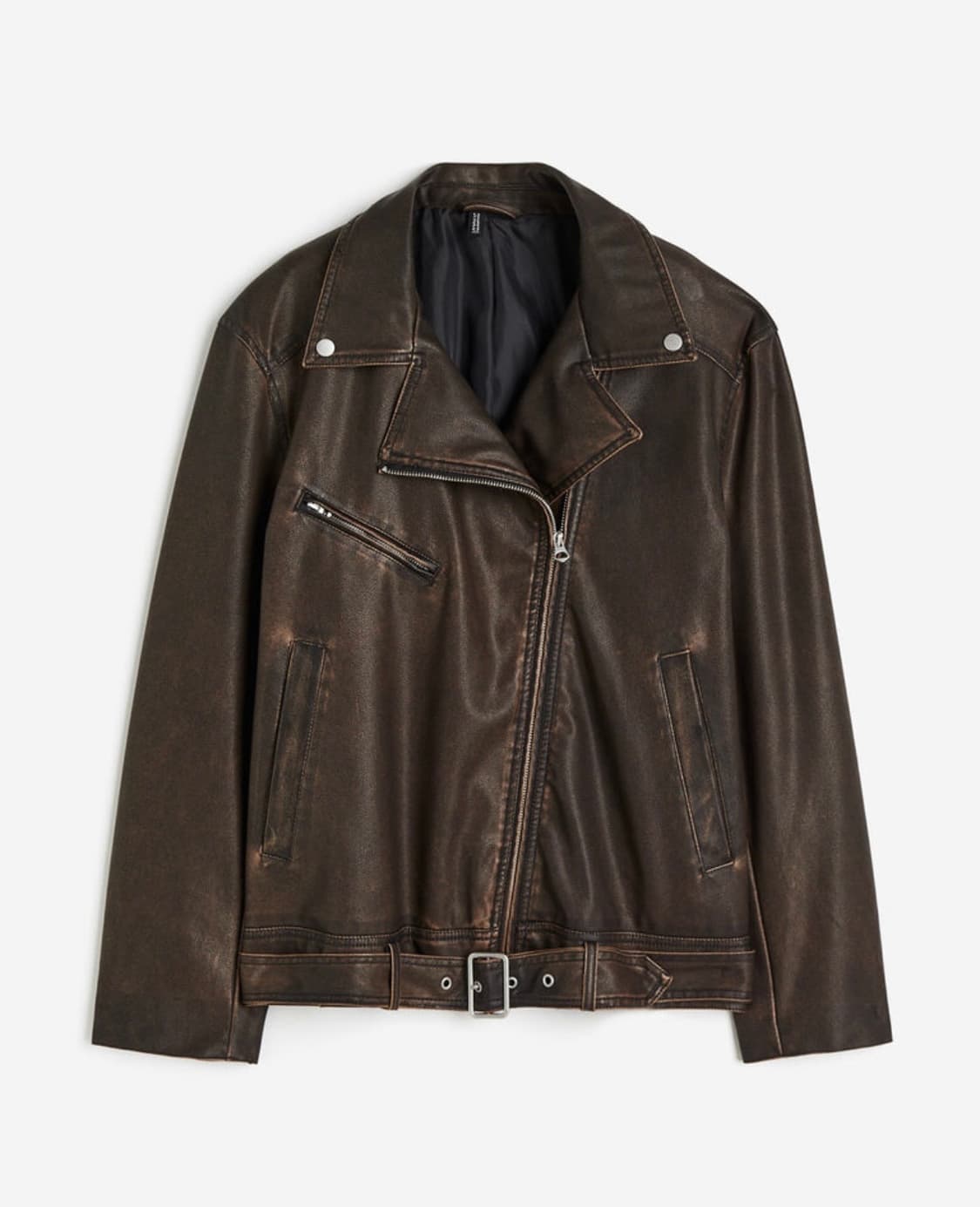 H&M 바이커 레더 자켓 S 상품이미지3