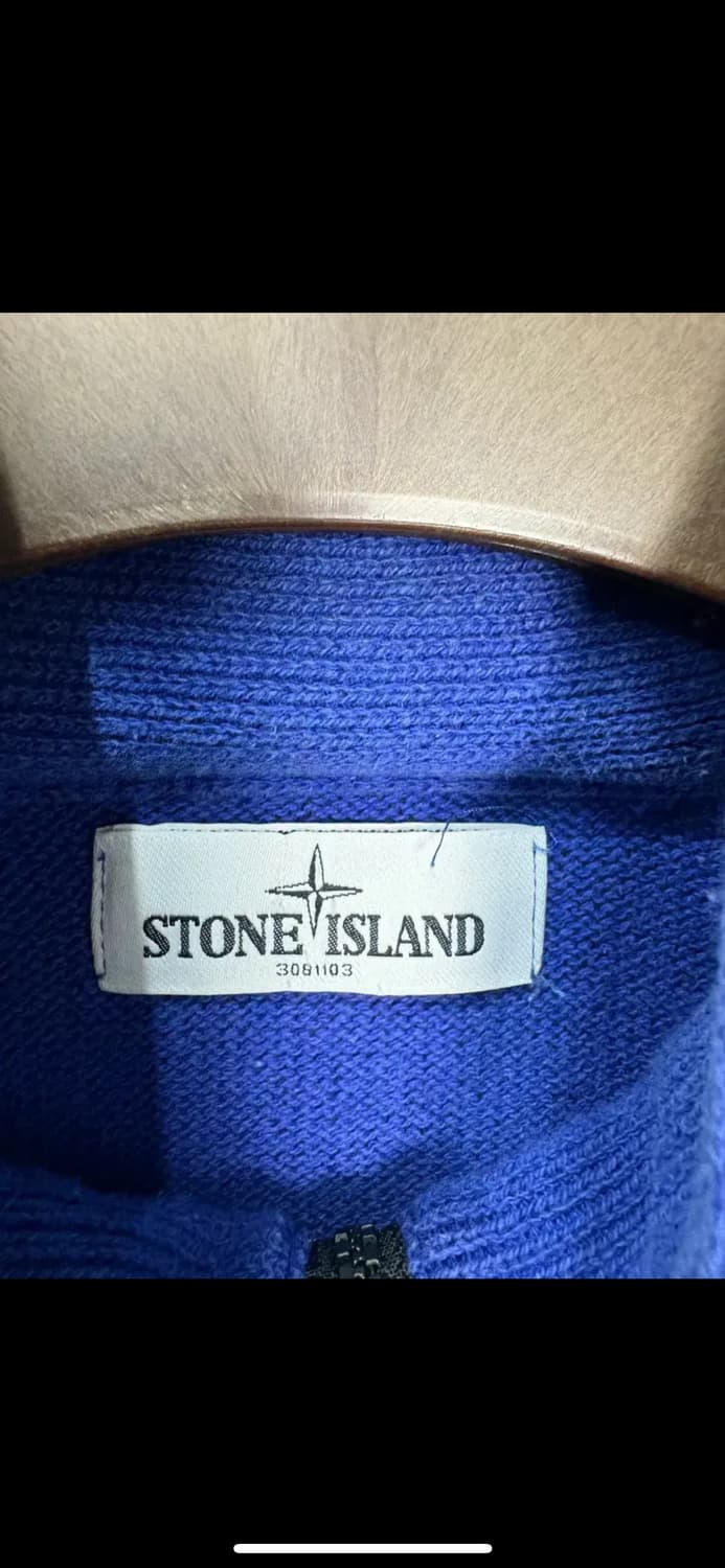 스톤아일랜드 나일론 후드 니트집업 H1848 상품이미지7