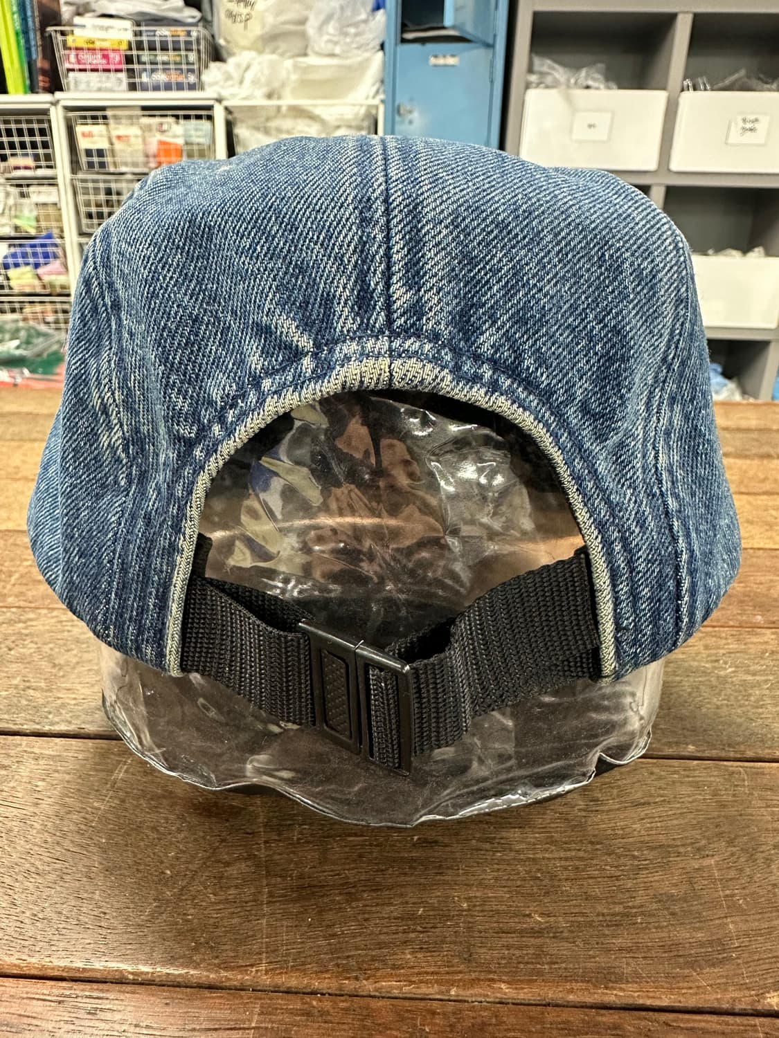 SUPREME 슈프림 15FW 레더바이저 데님 캠프캡 상품이미지3