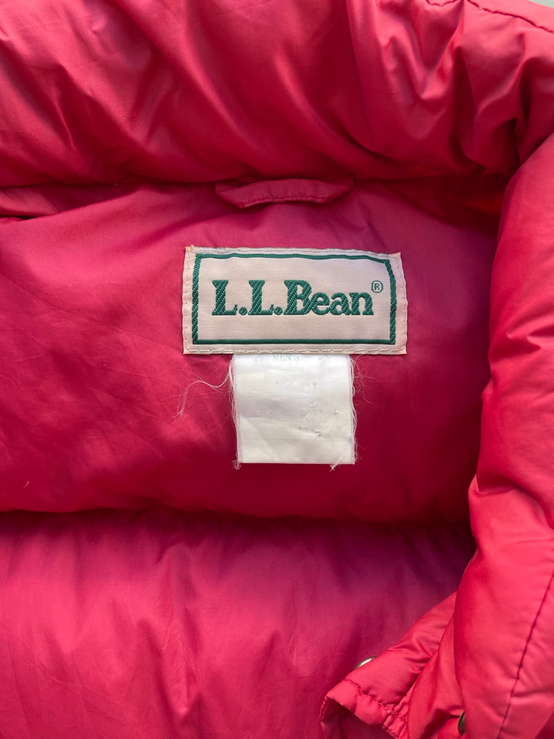 80‘s goose down vest 엘엘빈 구스 다운 푸퍼 베스트 M 상품이미지5