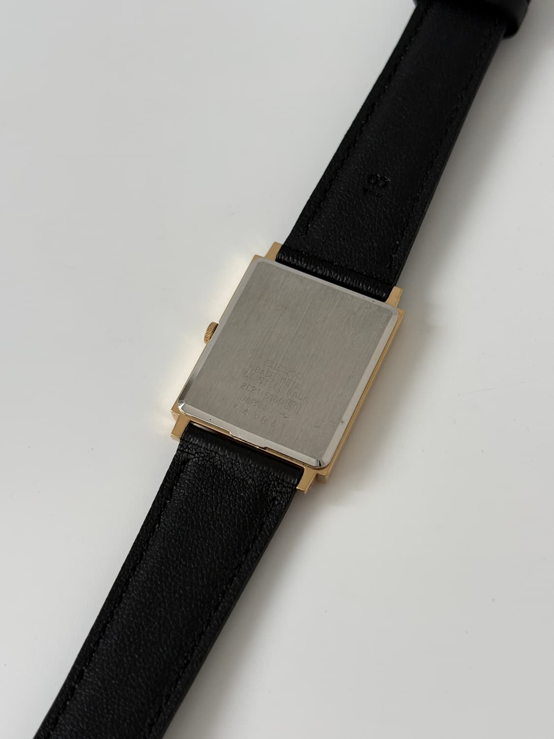 1980s Gold Square Quartz 상품이미지7