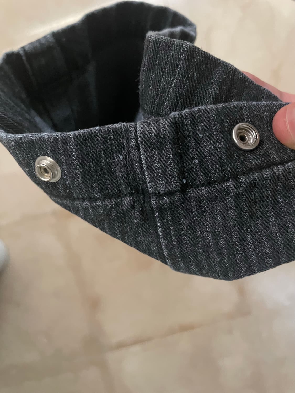 ETCE vertical baggy jean (indigo black) 상품이미지5