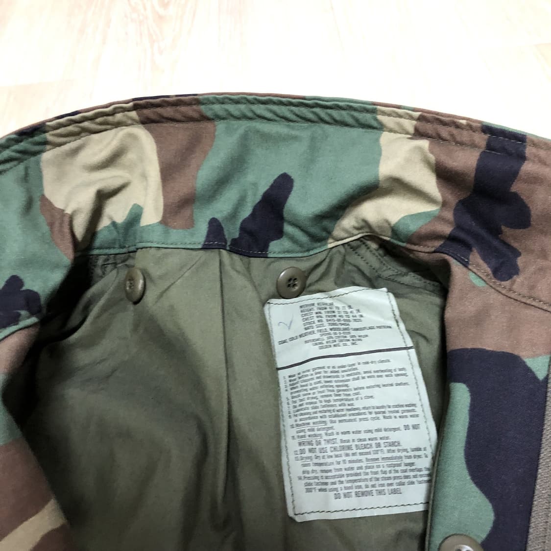 (M-R) 미군 US ARMY 우드랜드 필드자켓 M-65 야상 상품이미지3
