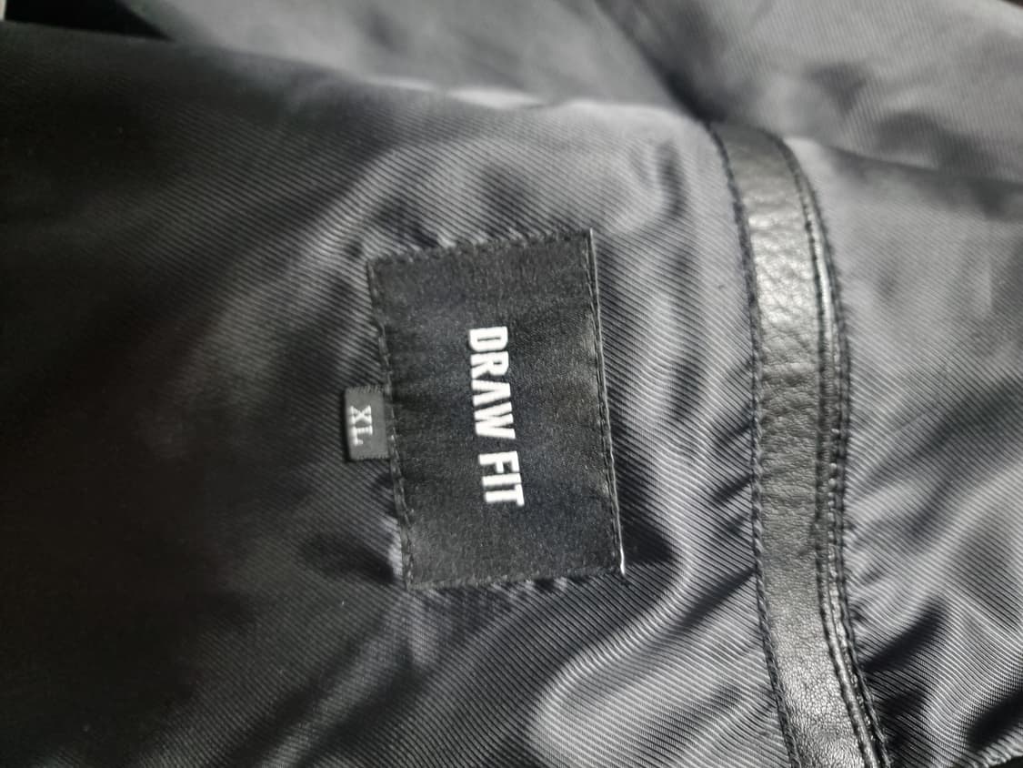 드로우핏 가죽 바이커 레더 자켓 상품이미지1